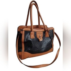 LONDON FOG OSTRITCH SATCHEL BAG